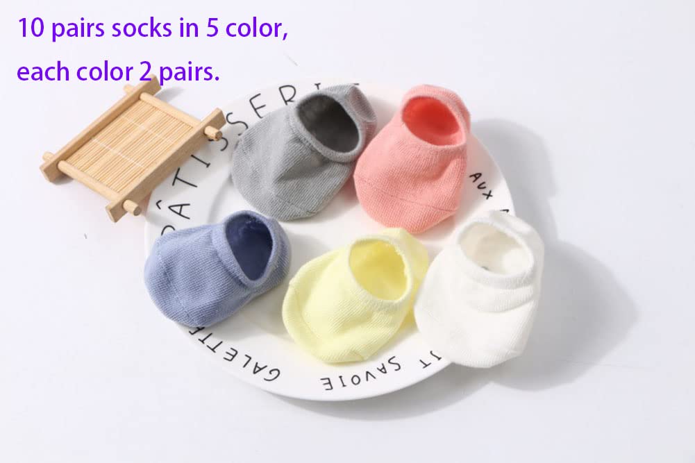 CHUNG Baby Grip Socks Boys Girls Toddler No Show Cotton Anti Slip Non Skid Invisable Summer Thin - Image 3