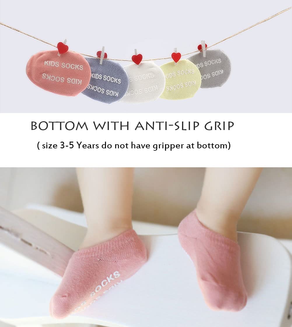 CHUNG Baby Grip Socks Boys Girls Toddler No Show Cotton Anti Slip Non Skid Invisable Summer Thin - Image 5