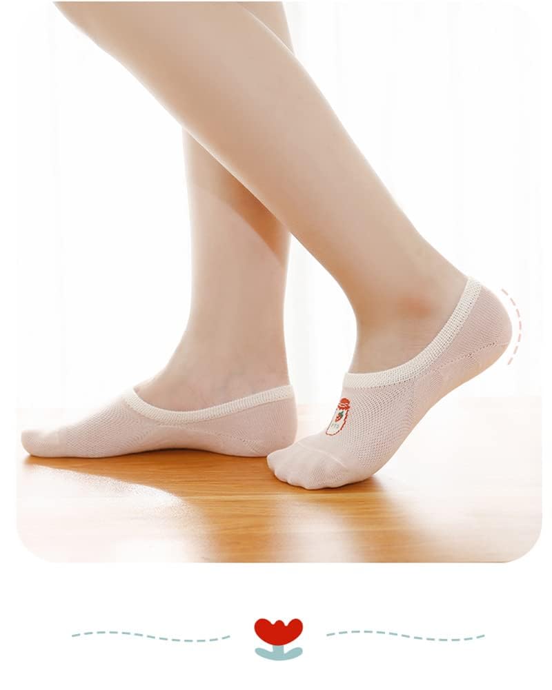 CHUNG Kids No Show Socks Cotton Liner Low Cut Sock for Boys Girls Toddler Thin 10 Pack Solid Color White Summer - Image 4