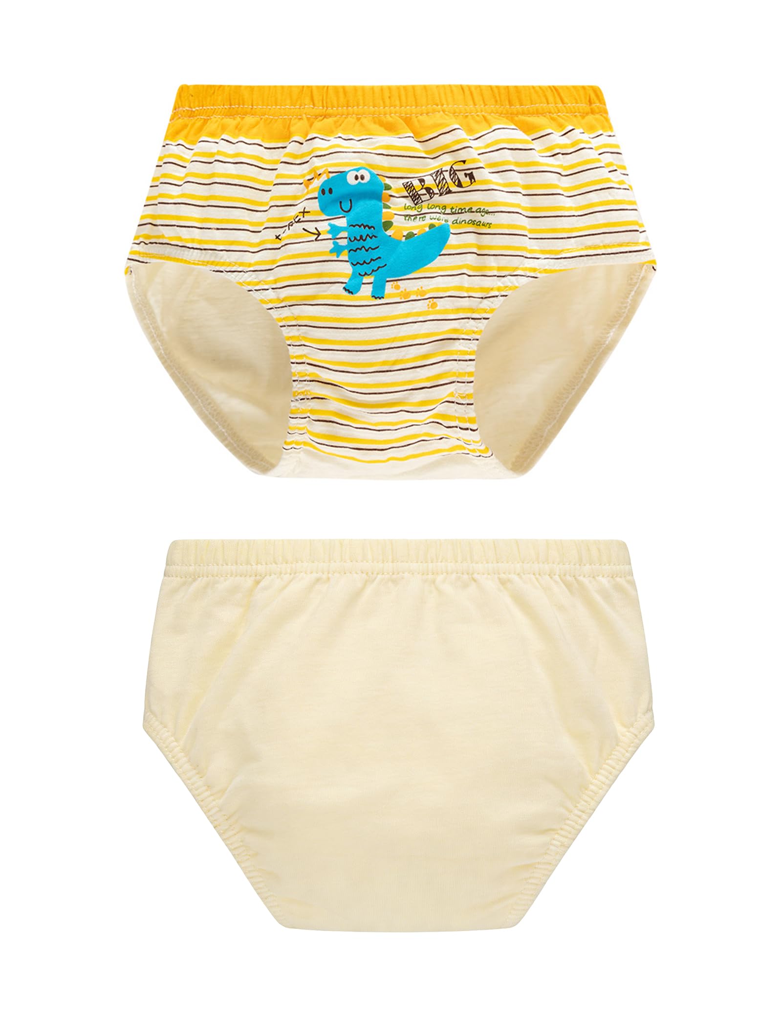 CHUNG Toddlers Little Boys 2-9Y Cotton Briefs Underwear Pack of 5/6 Car Dinosaur - Image 3