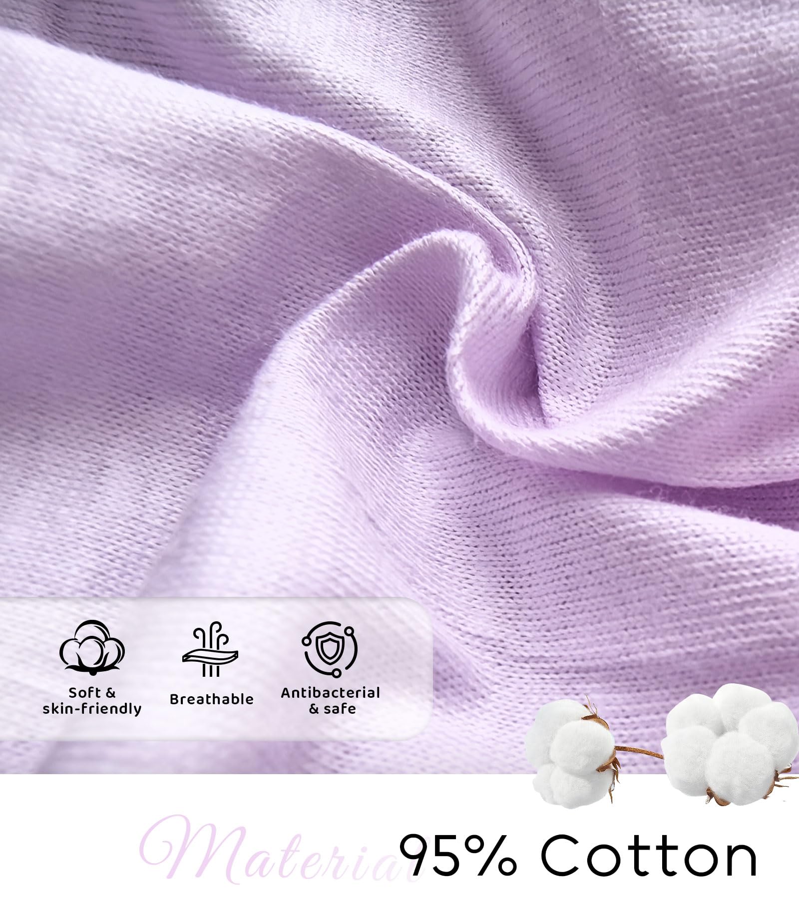 CHUNG Toddlers Little Girls Cotton Briefs Panties Pack of 5/6 Print Underwear 2T-10Years - Image 5