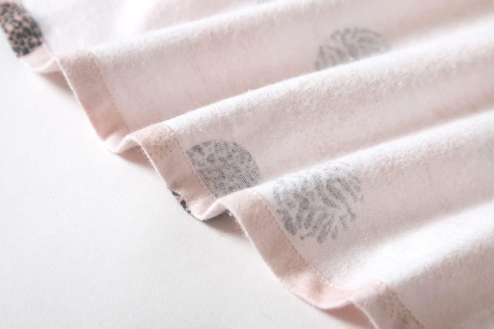 CHUNG Women Nightgowns Brushed Cotton Flannel Nightshirt Dress Long Nightwear Nighties Cozy Sleepwear - Image 6