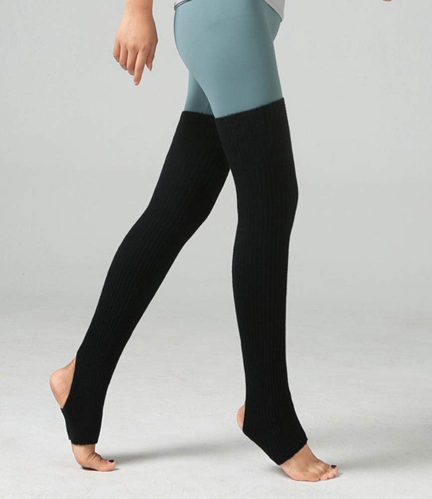 CHUNG Women Teenagers Over Knee Thigh High 29.5" Leg Warmers Stirrup Thermal Long Yoga Ballet Dance - Image 5