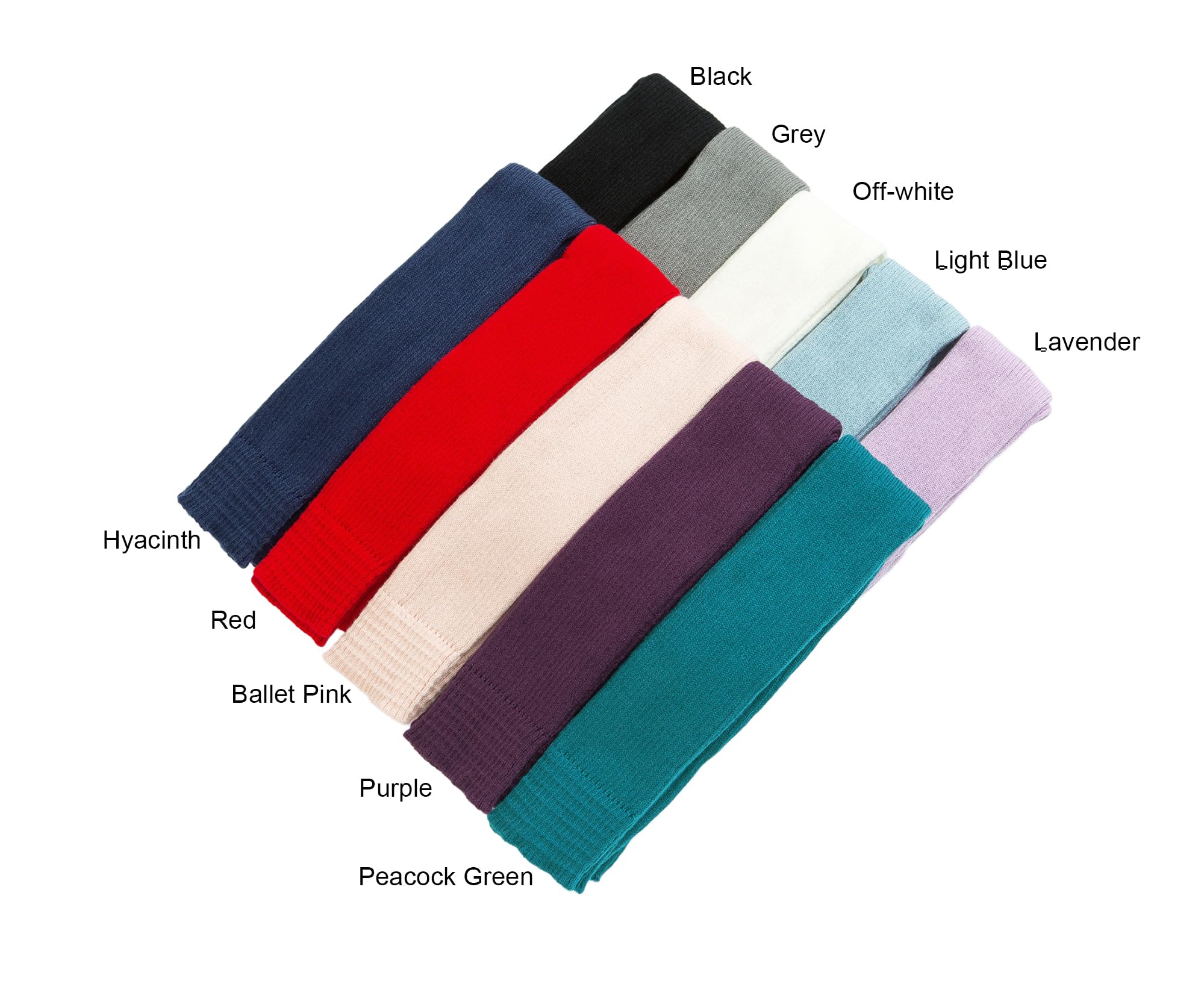 CHUNG Women Teenagers Over Knee Thigh High 29.5" Leg Warmers Stirrup Thermal Long Yoga Ballet Dance - Image 7