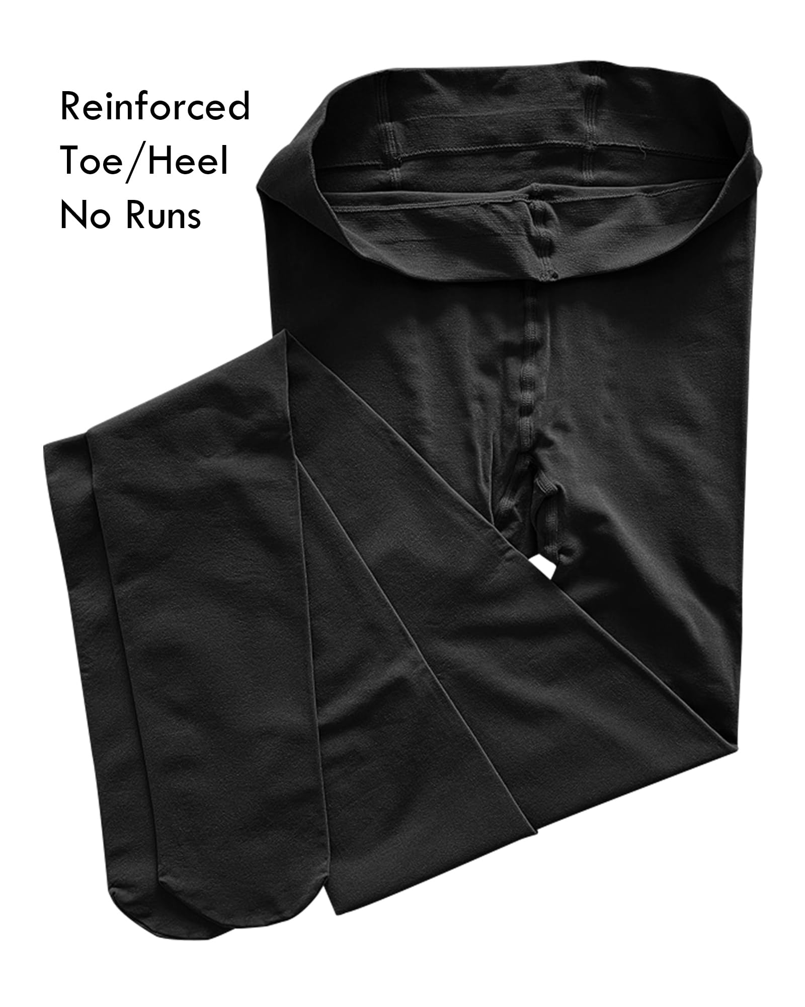 CHUNG Women Tights Footed 80D/90D Candy Color Solid Opaque Pantyhose High Waist Control Top Soft Stretchy Plus Size - Image 6